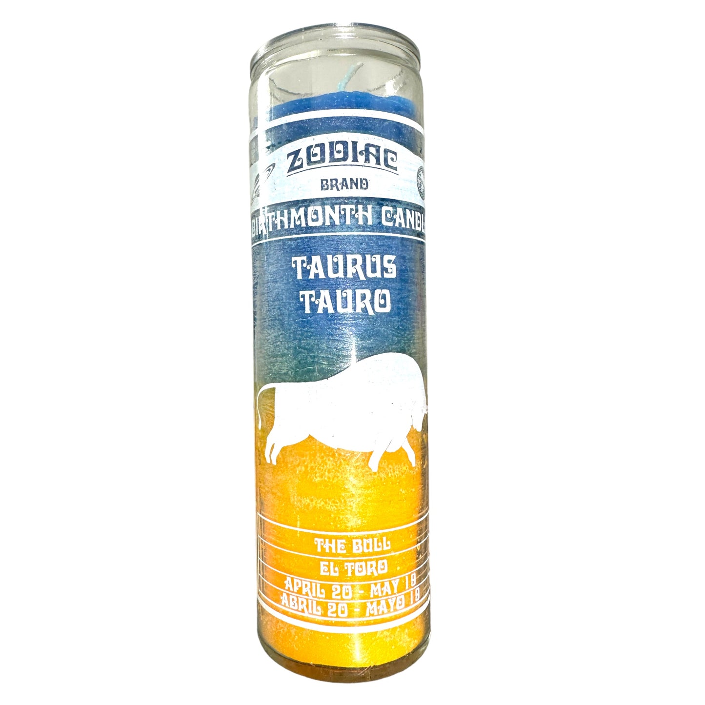 7 DAY Taurus Spiritual Candle & 1/2 oz Taurus Spiritual Oil Set - Candle & Oil Set