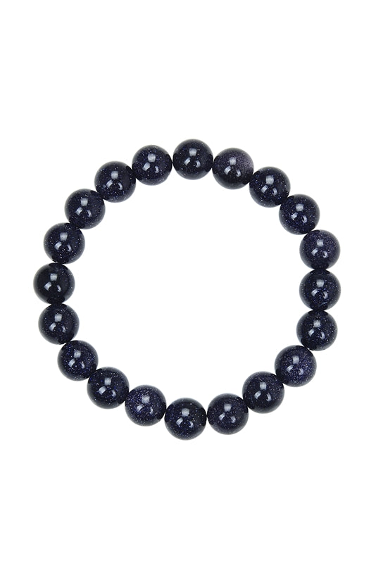 Blue Sandstone Stretch Bracelet