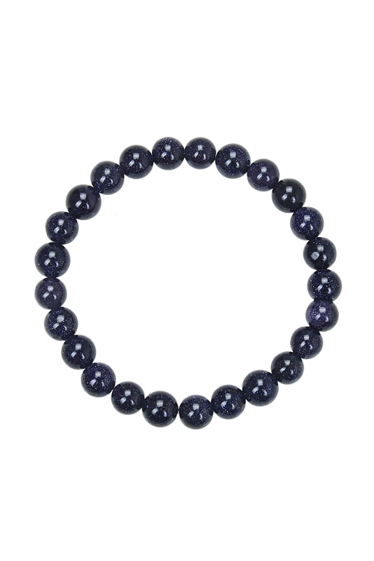 Blue Sandstone Stretch Bracelet