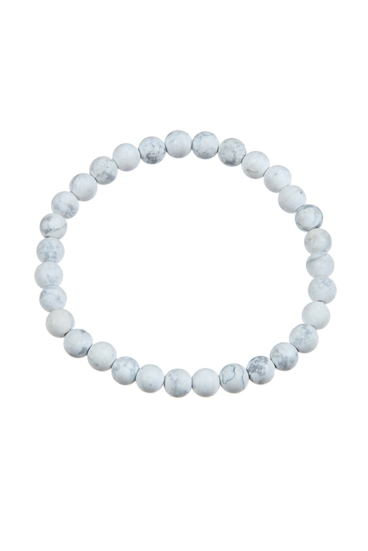 Howlite Stone Stretch Bracelet