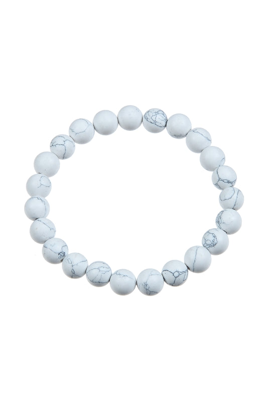 Howlite Stone Stretch Bracelet