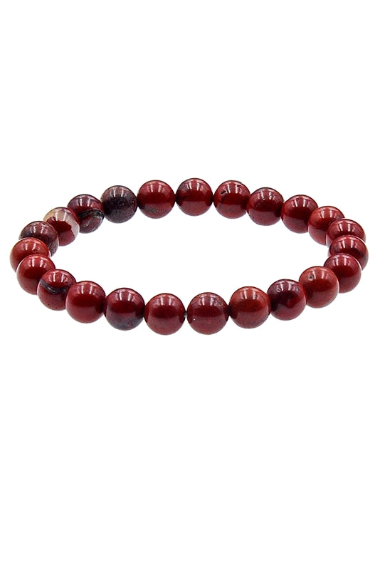 Carnelian Natural Stone Stretch Bracelet