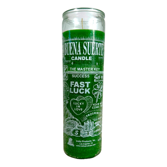 Green 7 Day Fast Luck Spiritual Candle