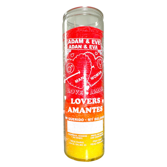Red & Yellow Adam & Eve Spiritual Love Candle