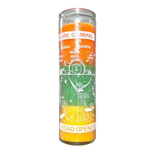 7 DAY Road Opener Spiritual Candle - Abre Camino Candle