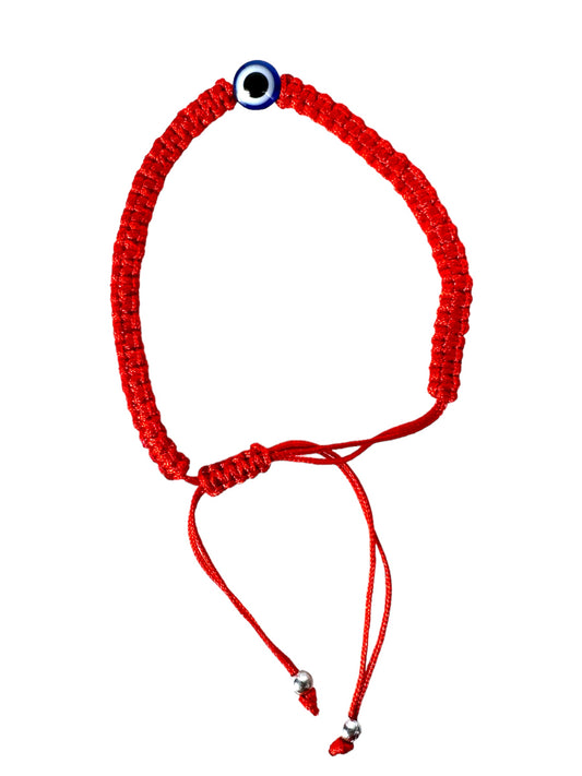 Red Evil Eye String Bracelet