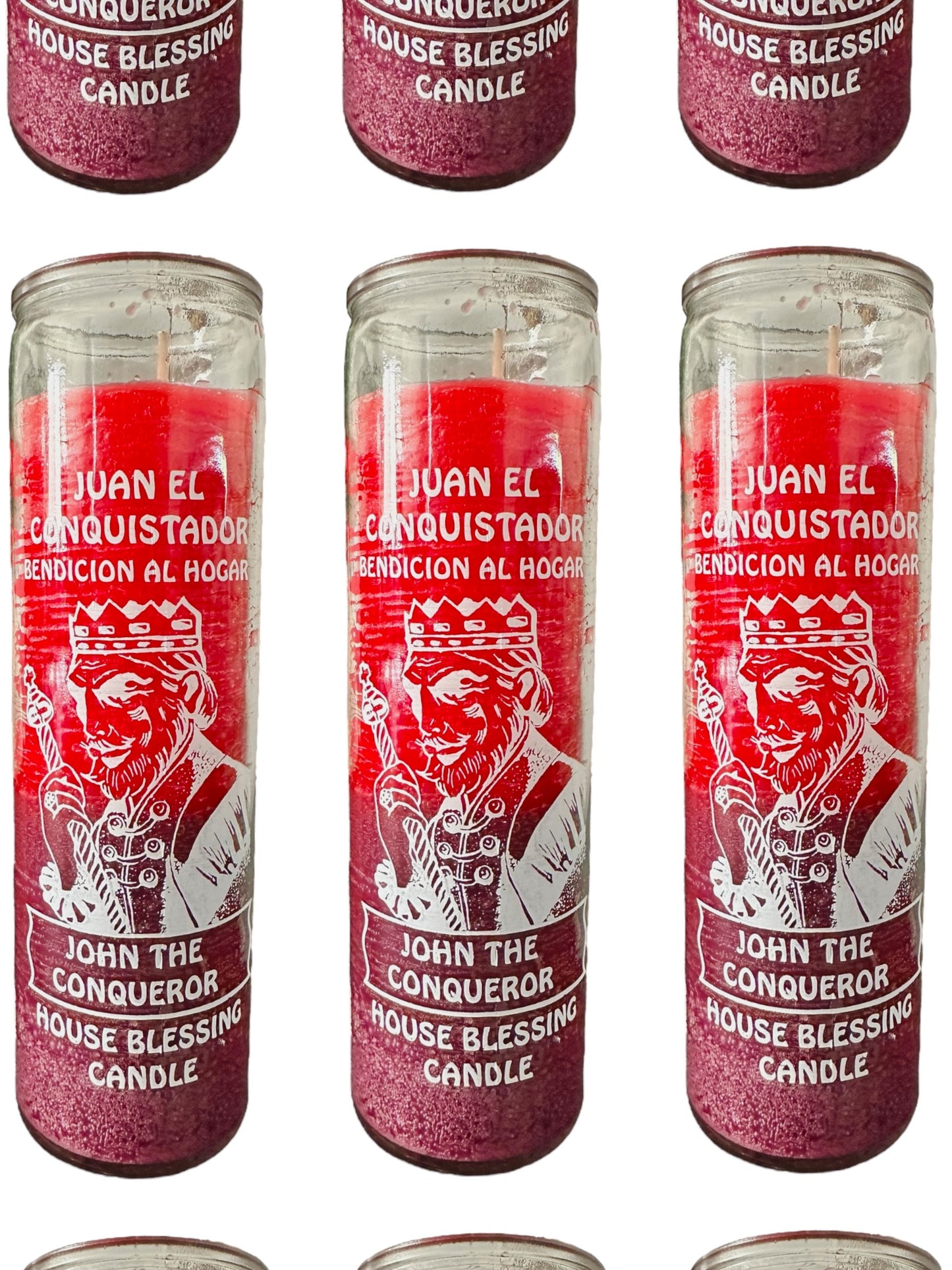 7-day John The Conqueror Spiritual Candle / House Blessing Candle /  Juan el conquistador