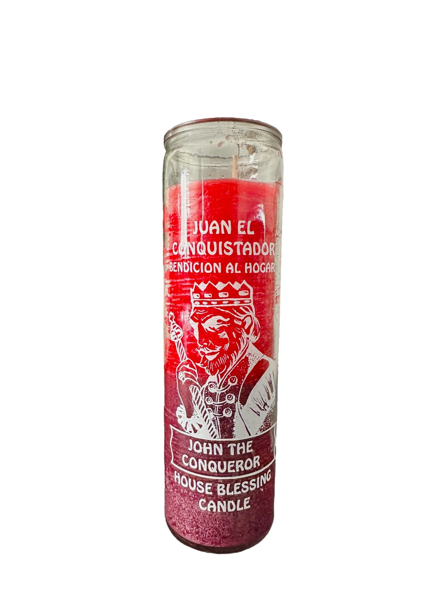 7-day John The Conqueror Spiritual Candle / House Blessing Candle /  Juan el conquistador