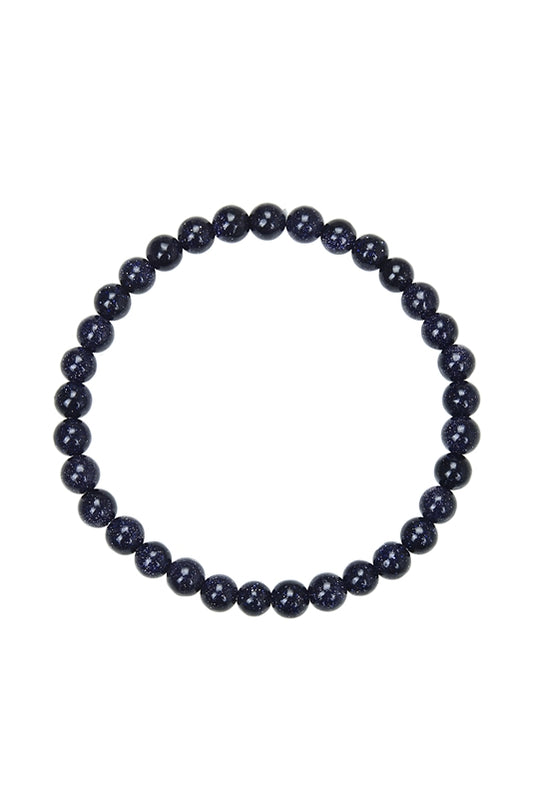 Blue Sandstone Stretch Bracelet