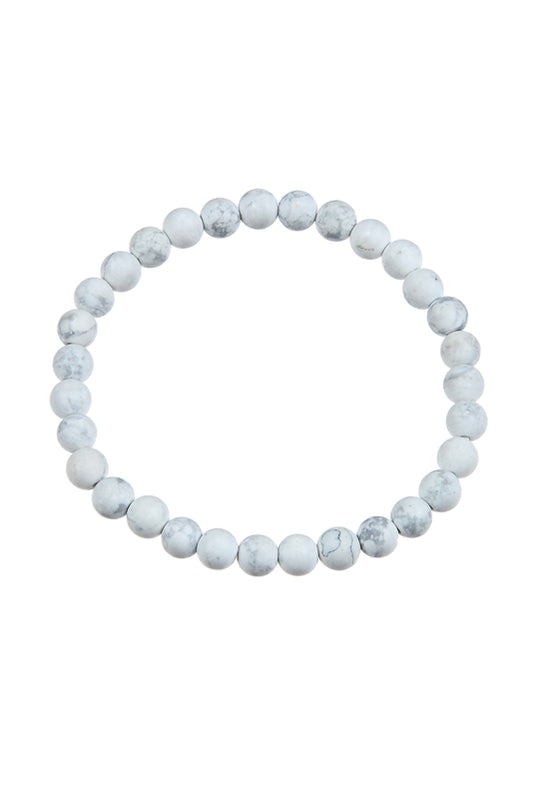 Howlite Stone Stretch Bracelet